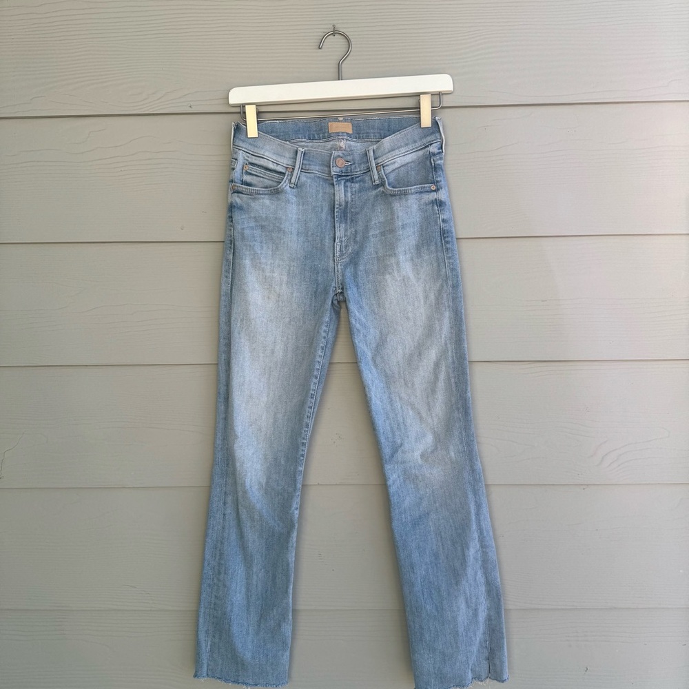 MOTHER Light Blue Ankle Jeans